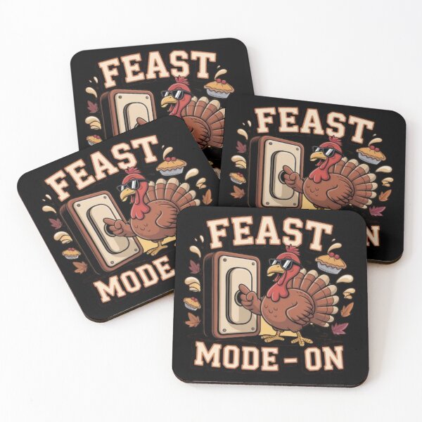 Item preview,  “Feast Mode On – Funny Thanksgiving Turkey T-Shirt for Food Lovers & Holiday Fun” designed and sold by DevineCouture.