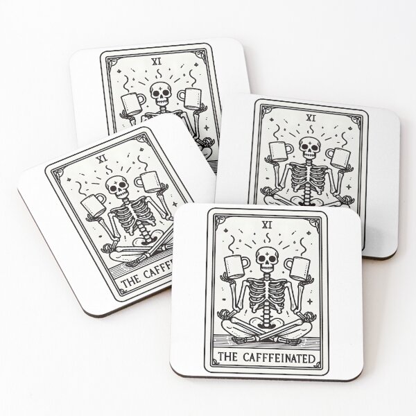 Item preview, "The Caffeinated" Tarot Card designed and sold by Bal Drops.