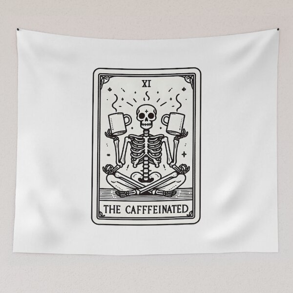 Item preview, "The Caffeinated" Tarot Card designed and sold by Bal Drops.