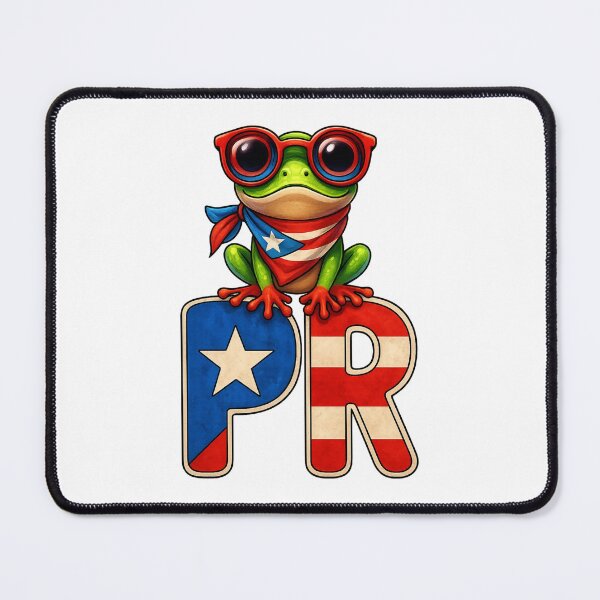 Item preview, Puerto Rican Coquí Frog PR Flag Pride Design Cute Coquí Frog Puerto Rico Flag Island Pride Art designed and sold by NeboulaHamra.