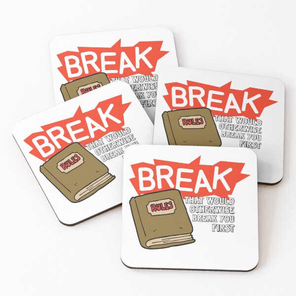 Item preview, Break Rules That Would Break You Motivational Art designed and sold by feardeargcrafts.