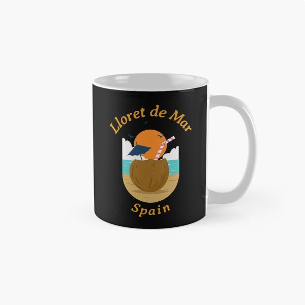 Item preview, Lloret de Mar Spain Vacation Party Retro Logo designed and sold by Suzy Perez Art.