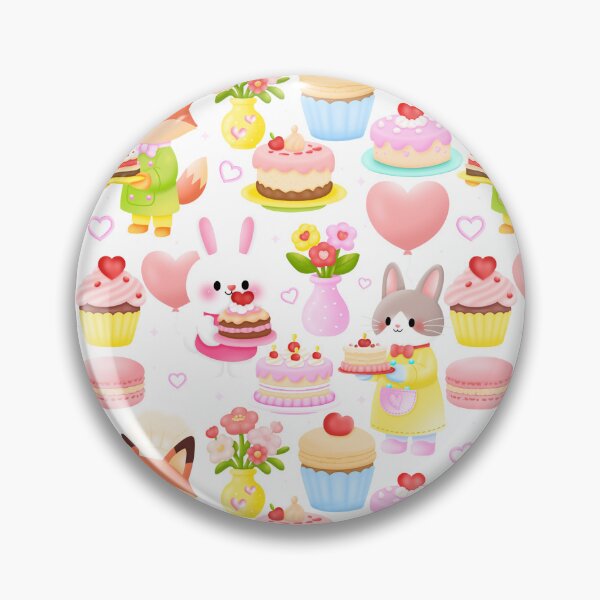 Artikelvorschau, Valentine Sweet Bakery Seamless entworfen und verkauft von KJackArtwork.