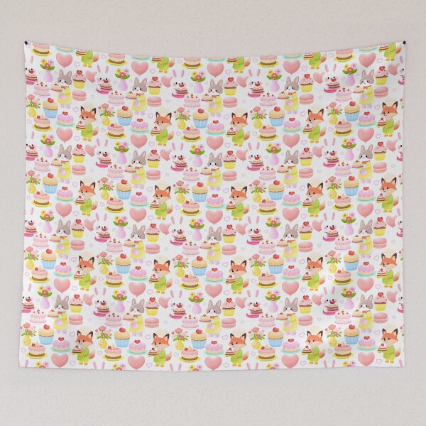 Item preview, Valentine Sweet Bakery Seamless designed and sold by KJackArtwork.