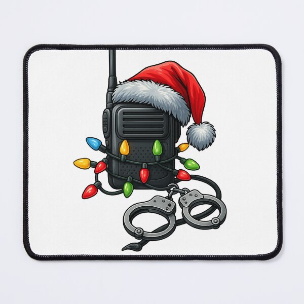 Item preview, Funny Police Christmas Santa Hat Handcuffs Cop Gift designed and sold by haitrieuic96.