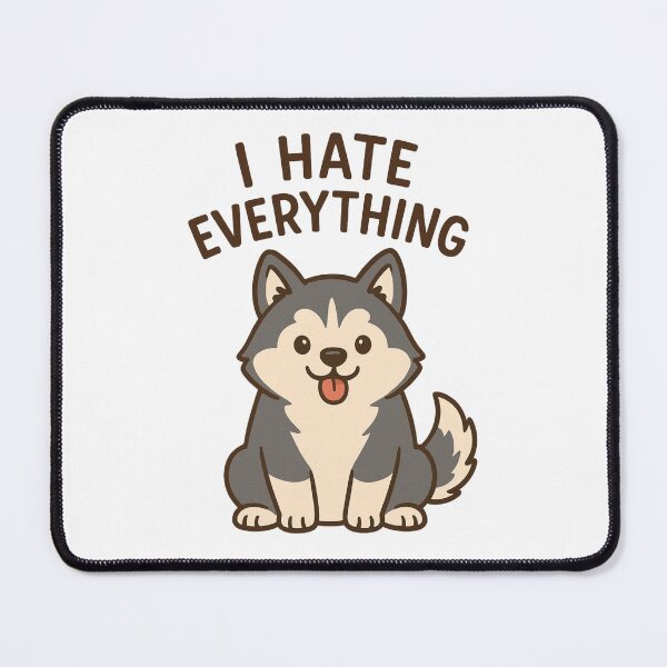 Item preview, Sarcastic Husky Mood designed and sold by Inkmatic Studio.