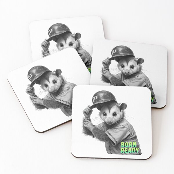 Item preview, Born Ready Baseball Opossum meme designed and sold by Grace-Cop.
