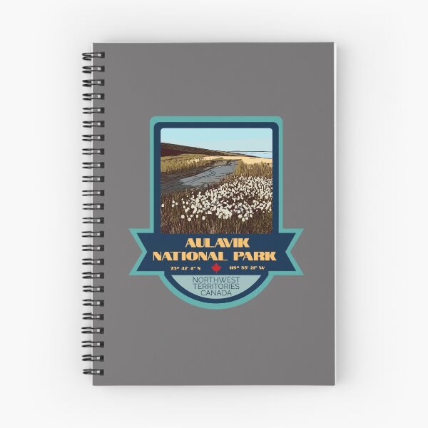 Item preview, Aulavik National Park Vintage Retro Sticker – Canada National Park Badge Design designed and sold by RouseDesigns.