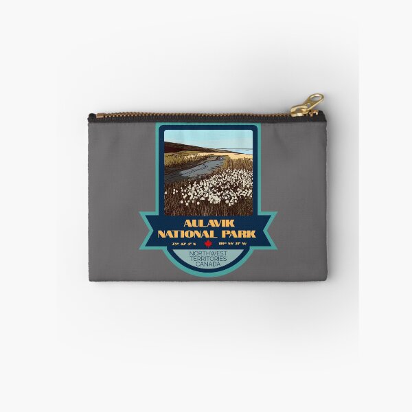 Item preview, Aulavik National Park Vintage Retro Sticker – Canada National Park Badge Design designed and sold by RouseDesigns.
