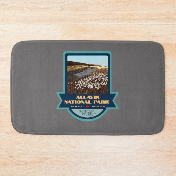 Item preview, Aulavik National Park Vintage Retro Sticker – Canada National Park Badge Design designed and sold by RouseDesigns.