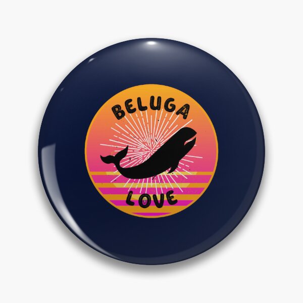 Item preview, Beluga Love Retro Illustration designed and sold by FallonDaria.