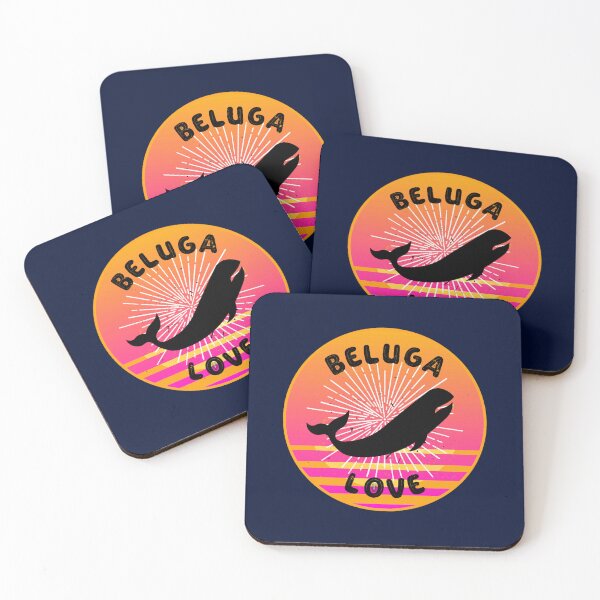 Item preview, Beluga Love Retro Illustration designed and sold by FallonDaria.