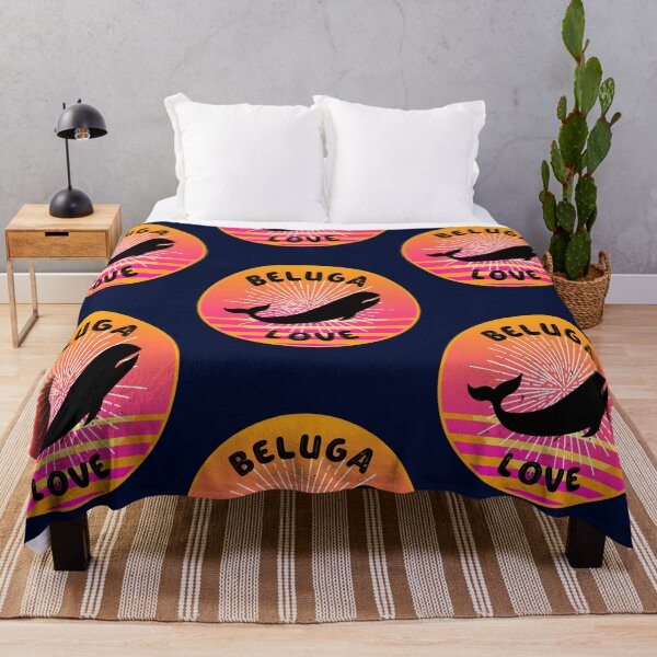 Item preview, Beluga Love Retro Illustration designed and sold by FallonDaria.
