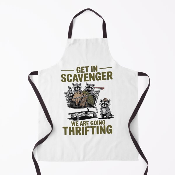 Item preview, Get In Scavenger We'Re Going Thrifting Raccoon designed and sold by TorjeARTStore.