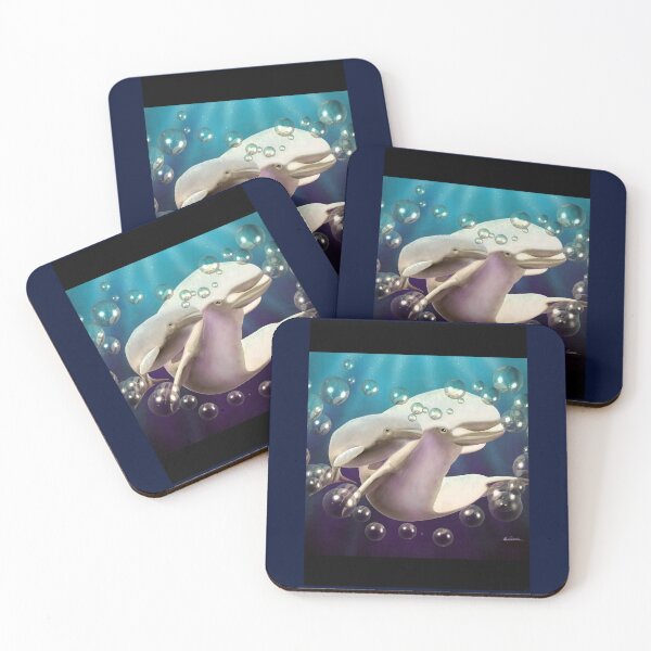 Item preview, Beluga whale mother and baby Graphic  designed and sold by FallonDaria.
