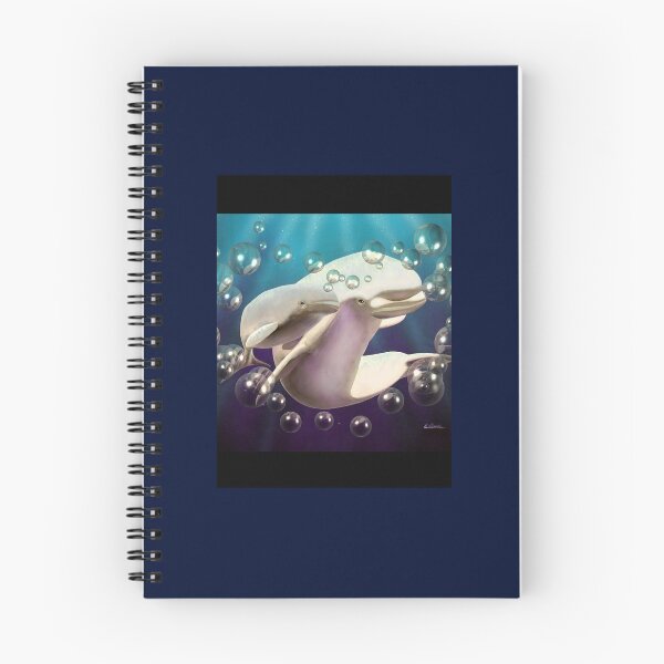 Item preview, Beluga whale mother and baby Graphic  designed and sold by FallonDaria.