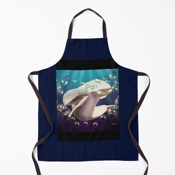 Item preview, Beluga whale mother and baby Graphic designed and sold by FallonDaria.