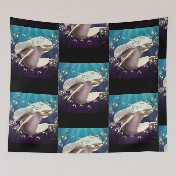 Item preview, Beluga whale mother and baby Graphic  designed and sold by FallonDaria.