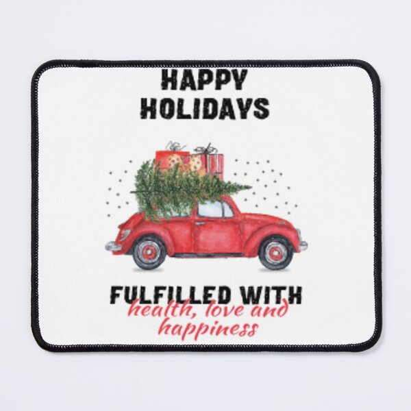 Item preview, Happy Holidays fulfilled with health, love and happiness designed and sold by UniqueTrick.