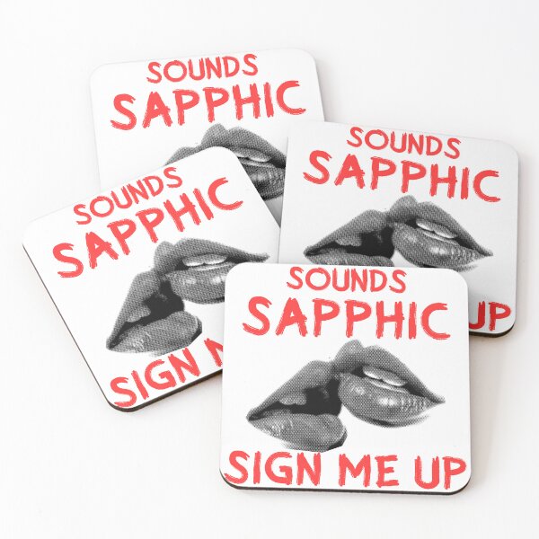 Item preview, Sounds Sapphic, Sign Me Up designed and sold by Little Happies.