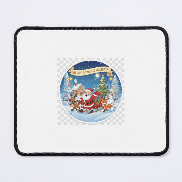 Item preview, Vintage Christmas scene: A snowy winter wonderland holiday. designed and sold by  Mollier's.