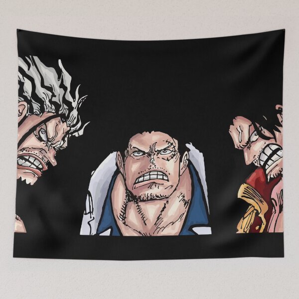 Item preview, Legendary Pirates and Marine – Epic Anime-Style Trio Artwork - Xebec, Garp e Roger designed and sold by T-Chou.