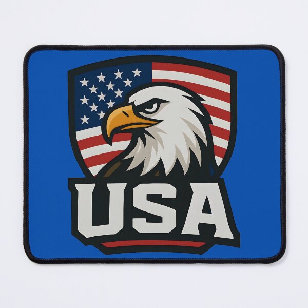 Item preview, USA Bald Eagle Sports Logo T-Shirt – American Flag Emblem | 2026 World Cup Fan designed and sold by legendaryskins.