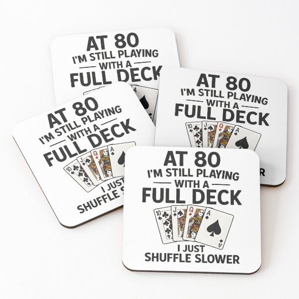 Item preview, At 80 I'm Still Playing With A Full Deck 80th Birthday designed and sold by hemagamo.