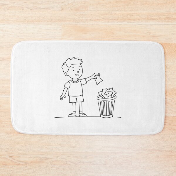 Item preview, A crumpled note thrown toward a bin by a kid designed and sold by rasagamastore.