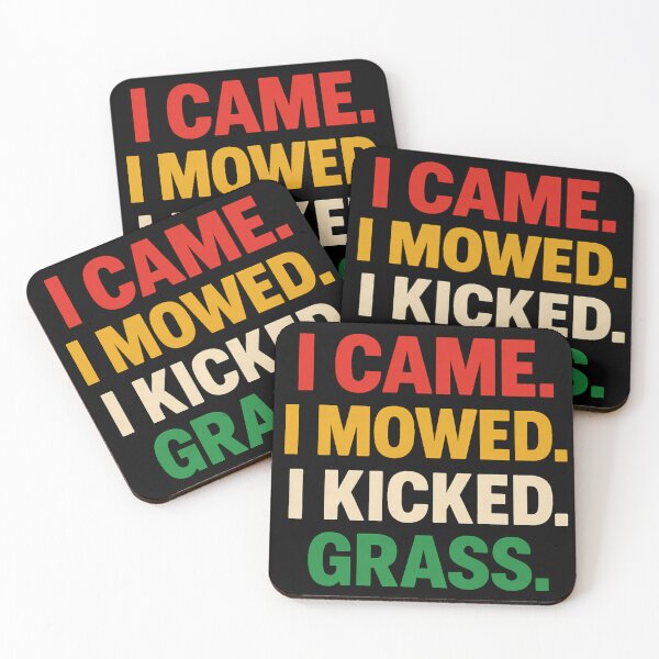 Item preview, I Came I Mowed I Kicked Grass - Funny Lawn Mowing designed and sold by ZBIFBOUETLA.