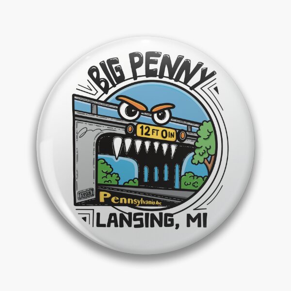 Item preview, Lansing's Big Penny Bridge Truck Eating Legend  designed and sold by Infinite-Charm.