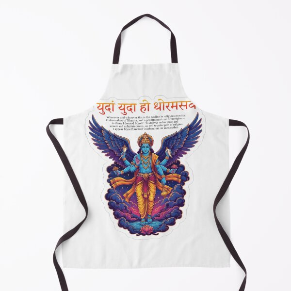 Item preview, Krishna's Promise: Yadā Yadā Hi Dharmasya Sticker designed and sold by InnerDivineSoul.
