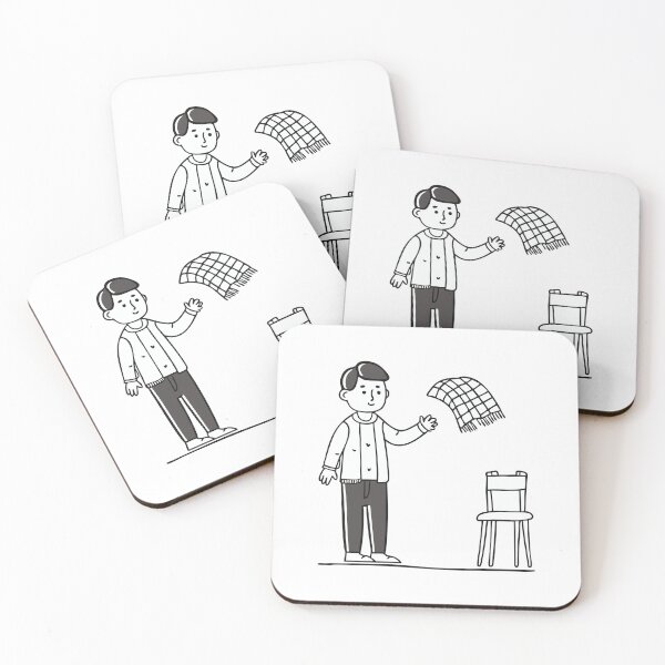 Item preview, A scarf being thrown onto a chair by a person designed and sold by rasagamastore.