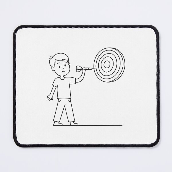 Item preview, A player throwing a dart at a wall target designed and sold by rasagamastore.