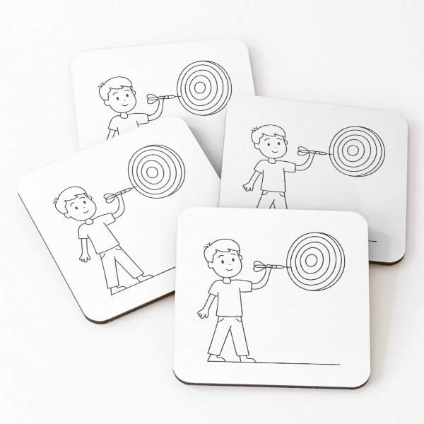 Item preview, A player throwing a dart at a wall target designed and sold by rasagamastore.
