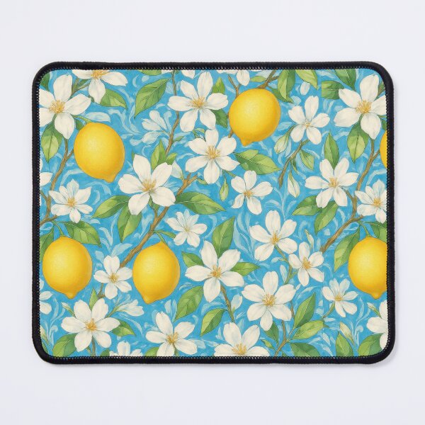 Item preview, Amalfi Coast Mediterranean Summer – Lemons & Flowers designed and sold by Suzy Perez Art.