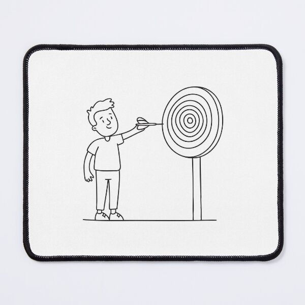 Item preview, A dart thrown at a target on the wall by a player designed and sold by rasagamastore.