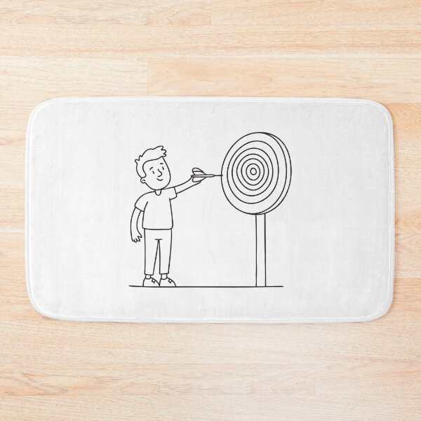 Item preview, A dart thrown at a target on the wall by a player designed and sold by rasagamastore.