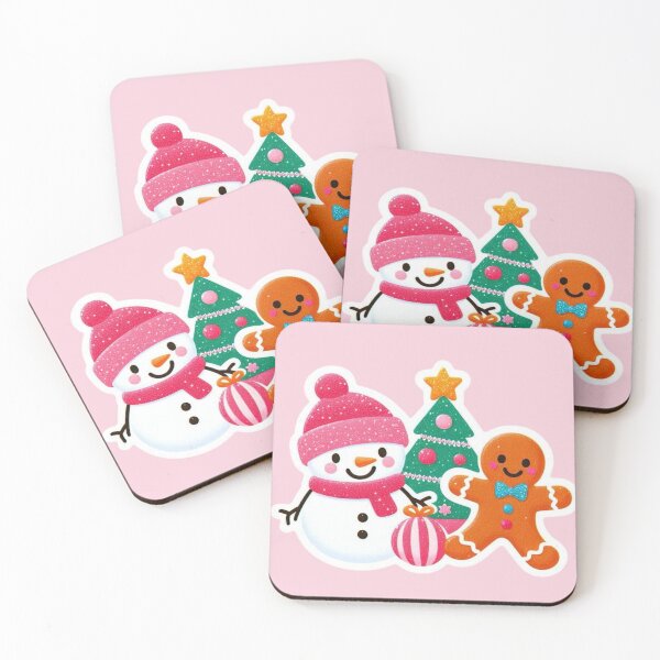 Item preview, Magical Christmas Illustration – Christmas Tree, Gingerbread Man, Snowman & Snowflakes designed and sold by Sugar Wisdom .