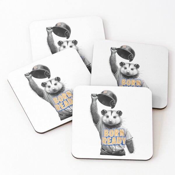 Item preview, Born Ready Baseball Opossum Meme designed and sold by Grace-Cop.