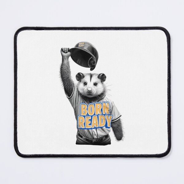Item preview, Born Ready Baseball Opossum Meme designed and sold by Grace-Cop.