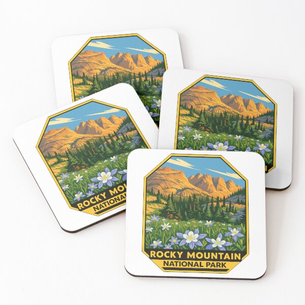 Item preview, Rocky Mountain National Park Colorado Sticker designed and sold by Ismeal Von.