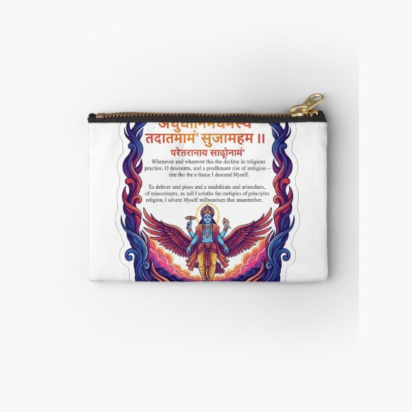 Item preview, Krishna's Promise 1: Yadā Yadā Hi Dharmasya Sticker designed and sold by InnerDivineSoul.