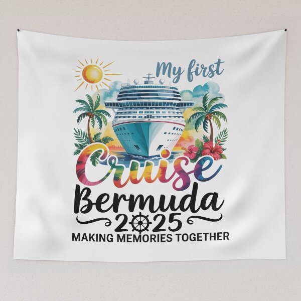 Item preview, My First Cruise Bermuda 2025 First Time Cruise Vacation designed and sold by MaryoKing.