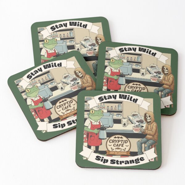 Item preview, Stay Wild, Sip Strange - Cryptid Cafe Collection designed and sold by Blaze & Trail Creative.