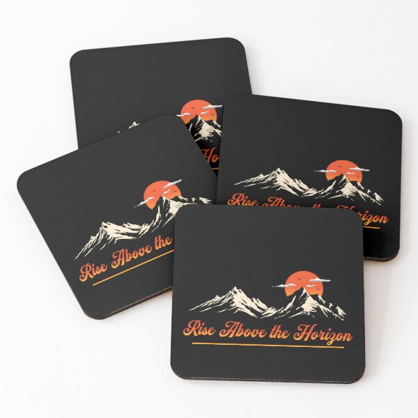 Item preview, Rise Above the Horizon Motivational Mountain Design designed and sold by Ekracreatives.