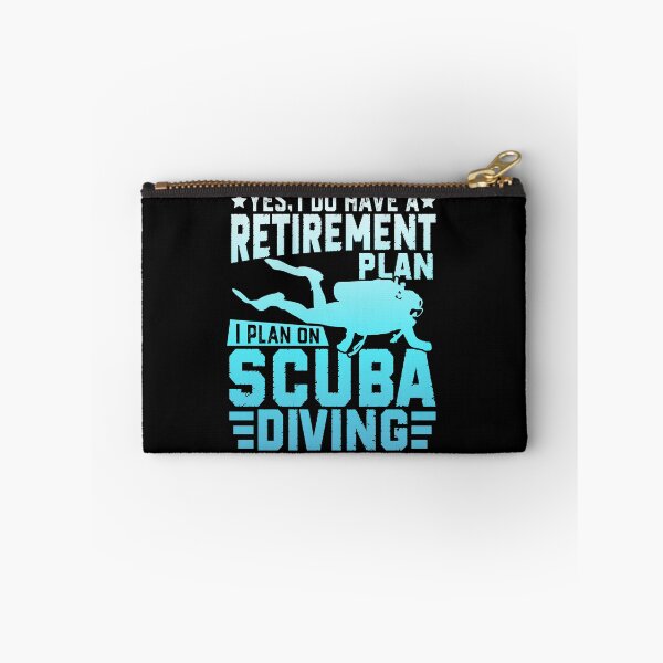 Item preview, Funny Scuba Diving Retirement Plan – Diver Silhouette Ocean Design designed and sold by mraihan.