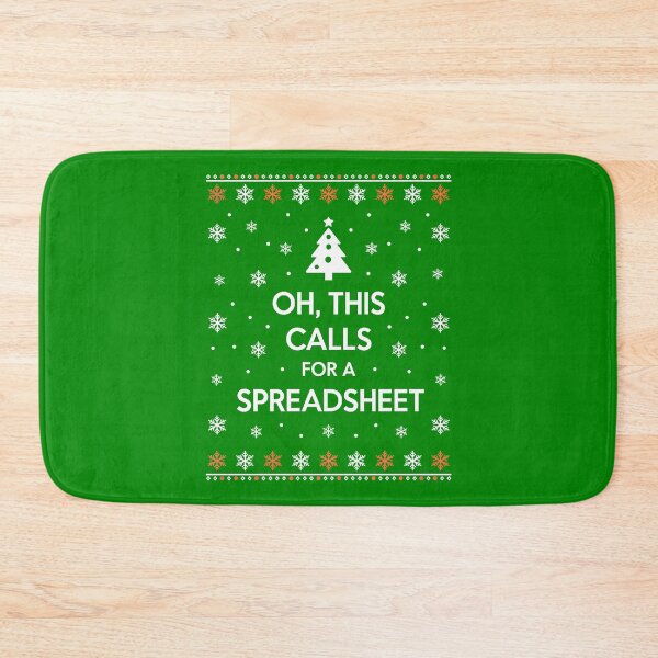 Item preview, This Calls for a Spreadsheet Christmas Sweater designed and sold by Millsoft.