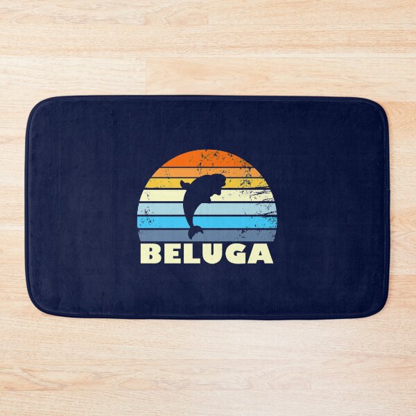 Item preview, Beluga Whale Retro Sunset Save The Whales Beluga Gear designed and sold by SantogadeElenas.