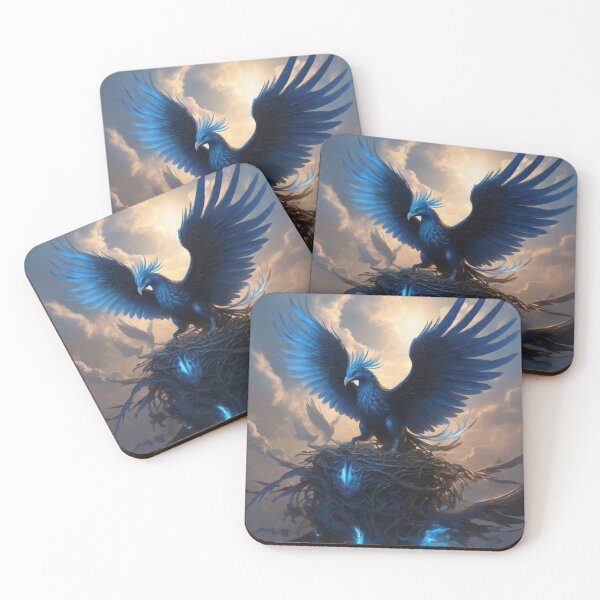 Item preview, Azure Phoenix of the Hollow Nest designed and sold by afrancisCL.